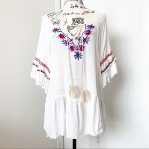 India Boutique Swim - Boho Blouse/Tunic/Cover Up India Boutique Swim - Boho Blouse/Tunic/Cover Up